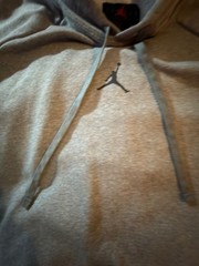 Jordan Sport Crossover Men’s Dri-FIT Pullover Hoodie (Grey Heather/White)(Large)