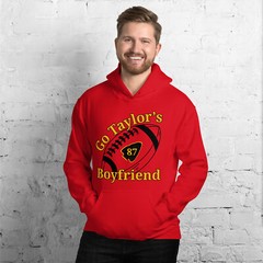 Go Taylor’s Boyfriend Football Chiefs Funny Unisex Hoodie S,M,L,XL,2X,3X,4X