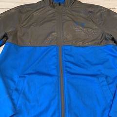 Under Armour UA All Season Mens Size Small Hoodie 1280025 Blue Gray Scales