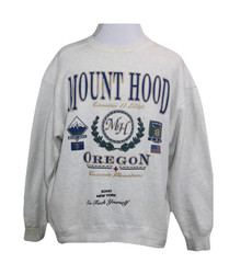 4G SELLER X Galt Sand Oregon GFYS Heather Crew Sweatshirt Go Fuc* Yourself NWT