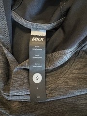 Mier Mens Grey Lightweight Breathable Hoodie Athletic Size Small Nautical Ocean