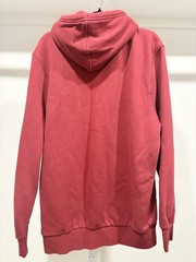 Hurley Mens Sz L Red Maroon Hoodie Sweatshirt Fleece Pullover Surf Y2K Graphic