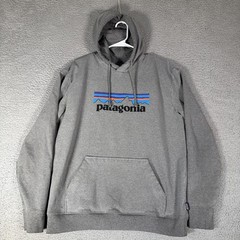 Patagonia Uprisal Hoodie Mens L Gray Sustainable Pocket Regular Fit