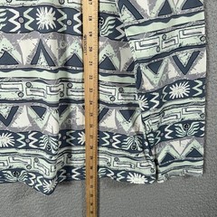 Patagonia Hoodie Mens 2XL Blue Capilene Cool Daily High Hopes Geo Aztec Pullover