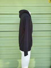 ZARA MAN BLACK BASIC LONG SLEEVE HOODY FRONT POCKET SWEATSHIRT XL 5221A Defects
