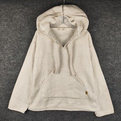 Molina Hoodie Mens Large White Baja Pullover Kangaroo Pocket Sweatshirt