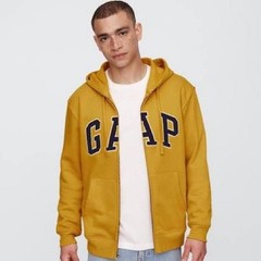 GAP Men’s SET Yellow/Navy Zip Hoodie and Navy Joggers MSRP $100 Size L