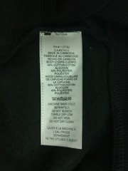 True Religion BIG HS FLOCK ZIP HOODIE, XL, Jet Black – Graphic Buddha Zip Up