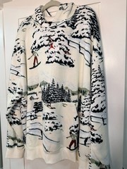 Jordan Flight Fleece Hoodie Men’s 3XL Tall Winter Ski Graphic Oversized NWT