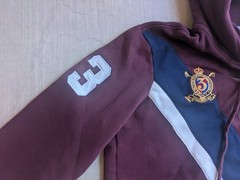Polo Ralph Lauren Crest Big Pony Hoodie Burgundy Red Medium