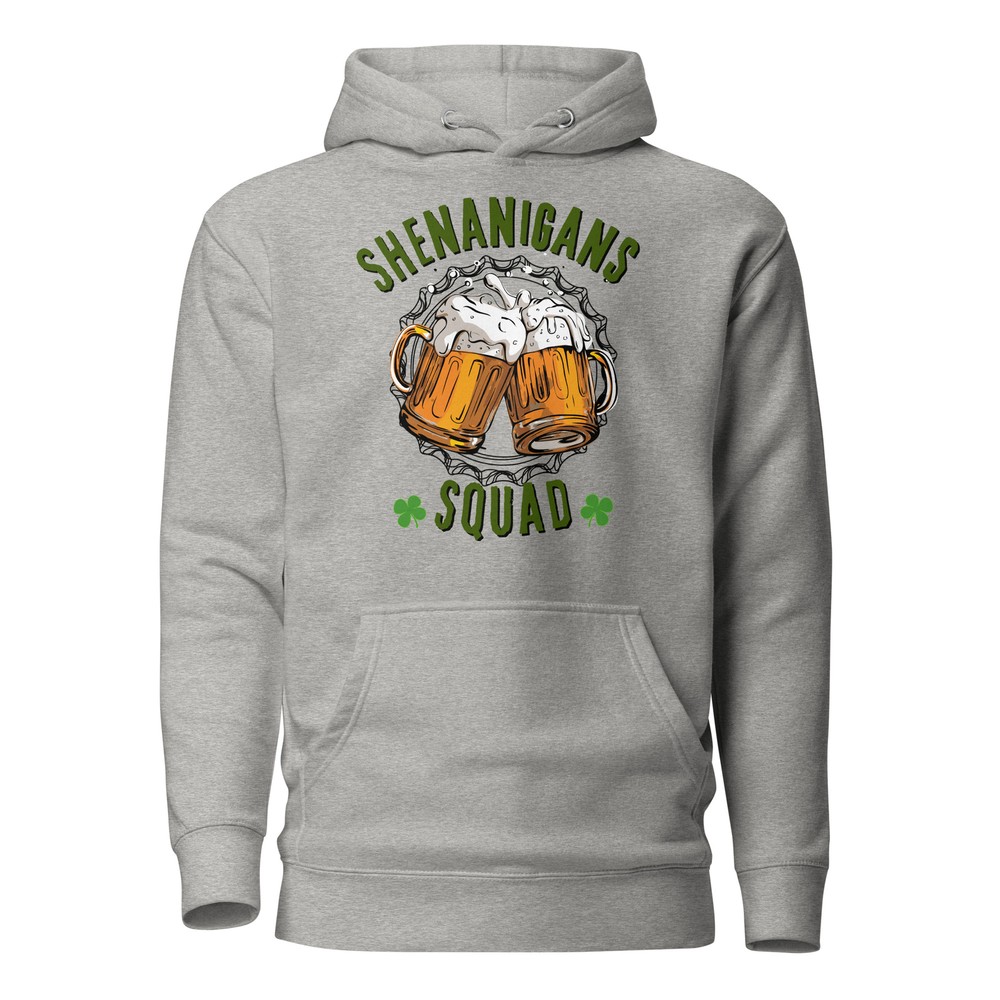 Shenanigans Squad Beer St. Patrick’s Day Funny Unisex Hoodie S,M,L,XL,2X,3X
