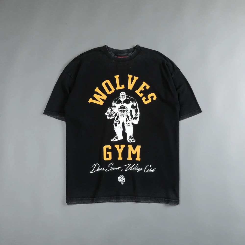 Darc Sport x Marvel Hulk WOLVES GYM Adult Oversized Premium Tee Size M SOLD OUT