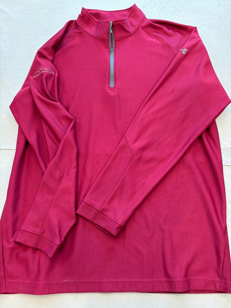 Under Armour Sweatshirt Men’s 2XL Plum Purple Dauphin Highlands Logo Casual