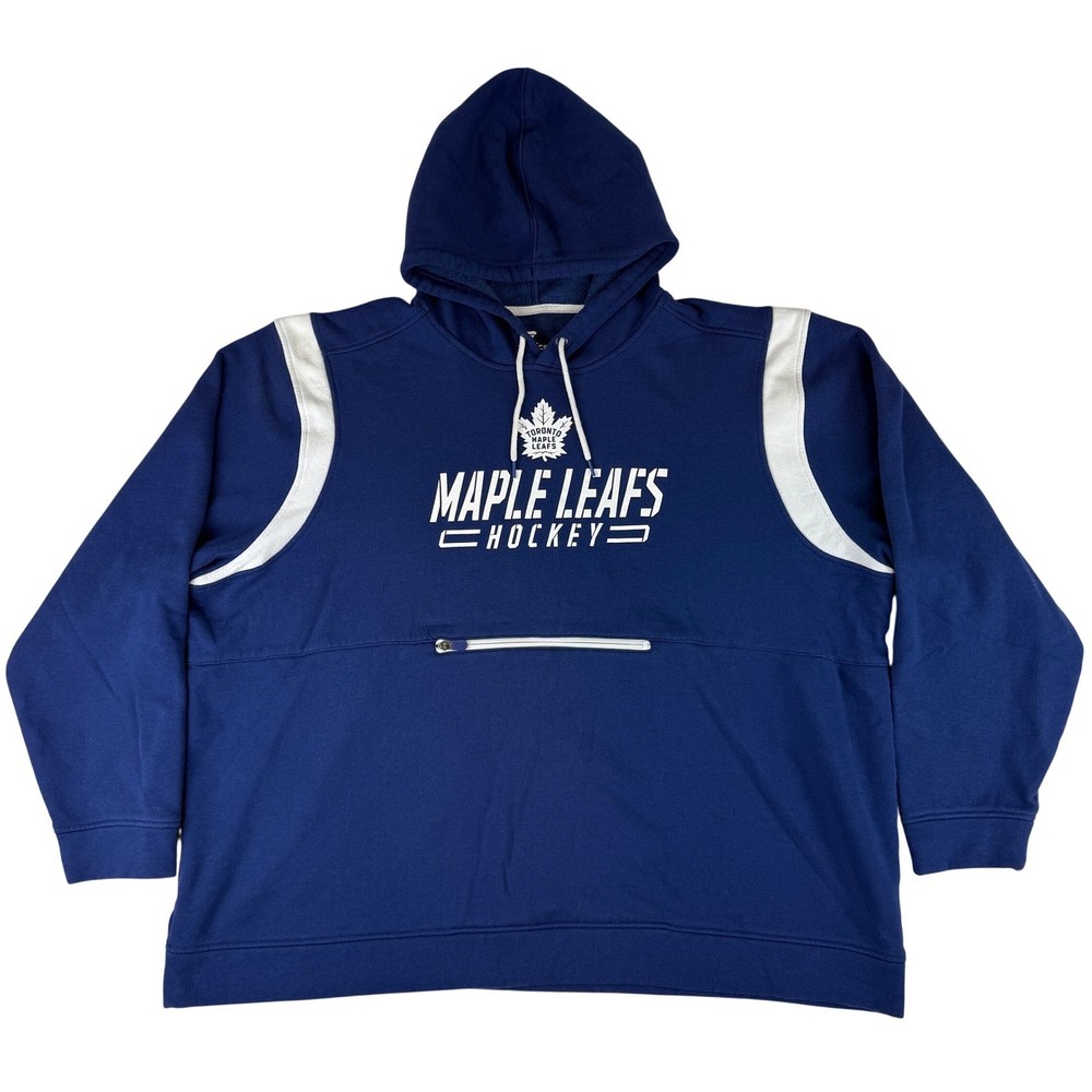Fanatics Toronto Maple Leafs Hoodie Mens 4XL Blue White NHL Hockey Fleece 3BAM