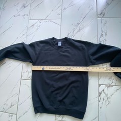 Gildan Heavy Blend Mens Small Black Blank Plain Crewneck Sweatshirt Fleece