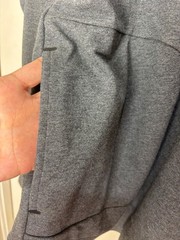 Gaiam Lotus OB Hoodie Mens Medium Charcoal Pullover Stretch Yoga Athletic NWT