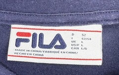Fila Performance Hoodie Navy Blue Mens Size Large(L) Athletic Preowned Very Good