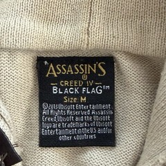 OFFICIAL UBISOFT ASSASSIN’S CREED BLACK FLAG 2013 ‘Beige’ KNIT HOODIE SIZE M