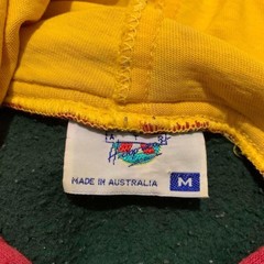 VINTAGE 1990s ATR athletic dept colour block ‘1955’ Pullover Hoodie Size M