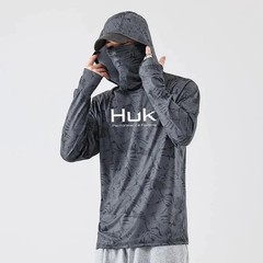 Men’s Fishing hooded sweatshirt Fishing UV protection hoodie Camiseta De