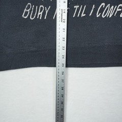 Fall Out Boy Grave Crewneck Sweatshirt Bury Me Til I Confess Black Size L
