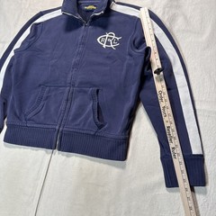Ralph Lauren Rugby Full Zip Sweatshirt Jacket Men Sz L RRL Logo Embroidered