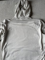 Under Armour Hoodie Men’s Large Cream Heather Loose Fit Pullover Fleece