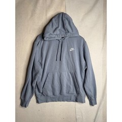 Nike Mens Sportswear Club Fleece Pullover Hoodie Slate Blue Large BV2654-440