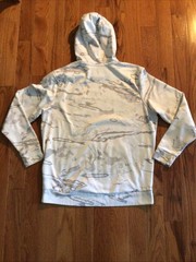 Under Armour Men’s White Gray Camo Storm Hoodie Size Large Spell Out