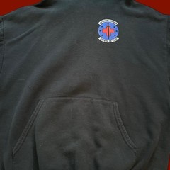 VTG black Hoodie 382 training squadron TRS Wolfpack Second to none Sz M