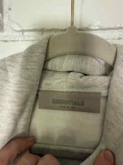 Essentials Fear of God Light Oatmeal Hoodie SS22
