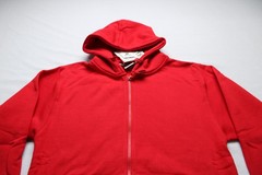 Pro Club Men’s Heavyweight Full Zip Fleece Drawcord Hoodie EH6 Red Medium NWT