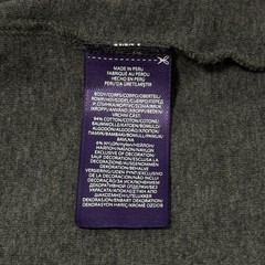 Ralph Lauren Purple Label Full zip-front pocket-detail Grey Sweatshirt XL