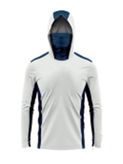 Fishing Hoodie T-shirts Men Long Sleeve Anti-Uv Sun Protection Hoodies Face Mask