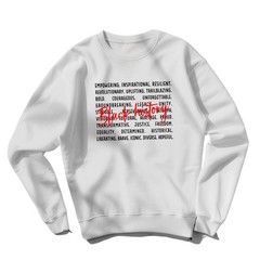 Black History Empowerment Christian Word Cloud Sweatshirt
