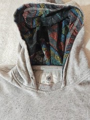 Men’s On The Byas Gray / Multicolor Pattern Long Sleeve Hoodie/ US Size S/