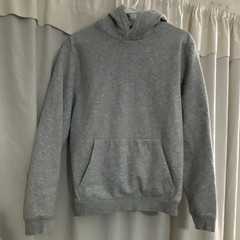 Gray H&M Teens CA 14A+ Pullover Fleece Hoodie Long Sleeve Pockets