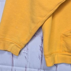 John Deere Equipment Hoodie Yellow Full Zip Embroidered Logo Distressed Mens XL