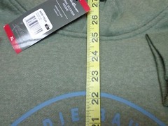 Eddie Bauer Graphic Outdoor Fleece Hoodie Heather Olive Green XL NEW
