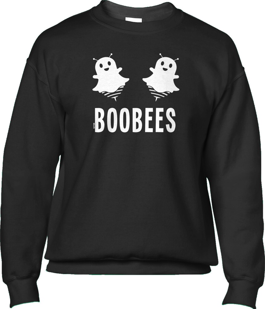 Boo bees Trick Treat Halloween Costume Party Funny Ghosts Ghouls Mens Sweatshirt