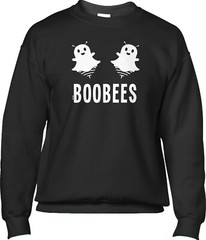 Boo bees Trick Treat Halloween Costume Party Funny Ghosts Ghouls Mens Sweatshirt