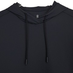 Rhone essentials performance hoodie jet black midweight moisture wicking sports