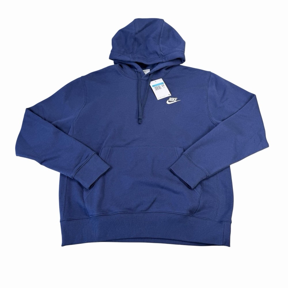 Nike Sportswear Obsidian Blue White Hoodie BV2654-410 Men’s Size M