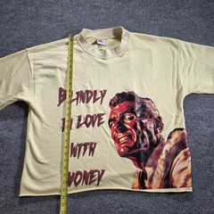 BOHB Built Off Heart Break Blindly In Love Money Graphic Tee Large Oversized