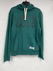 $65 Life Is Good Simply True Fleece Hoodie NWT Sz XS,S,M,L,XL,XXL Color Choice
