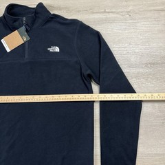 The North Face Anchor 1/4 Zip Pullover Regular Fit Black Mens Size Medium NWT