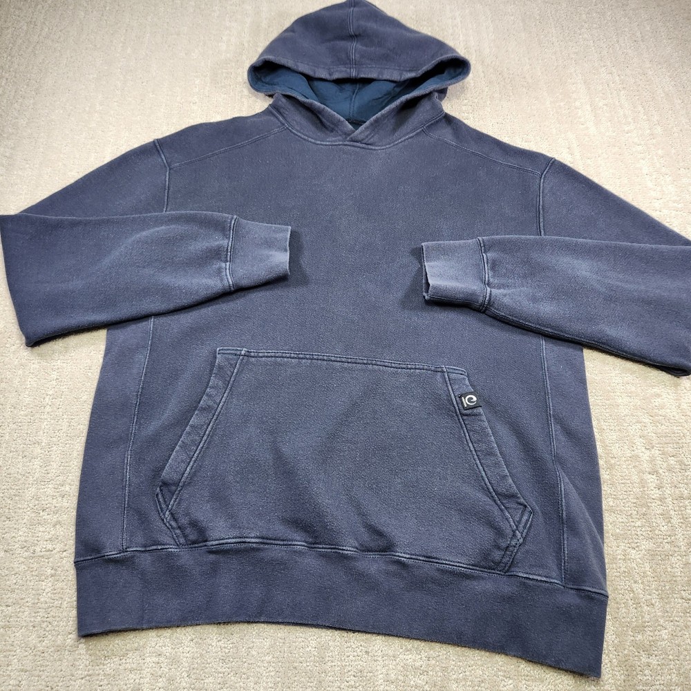 Origin Maine Hoodie Men Large 100 Kilo Heavy Cotton Fleece USA Made Faded