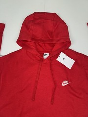 Nike Sportswear Club Fleece Pullover Hoodie University Red BV2654-657 Size XL