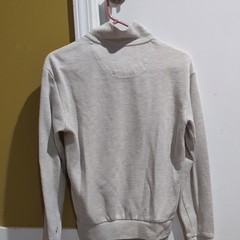 U.S. Polo Assn. Men’s XS Beige 1/4 Zip Mock Neck Embroidered Logo Sweatshirt