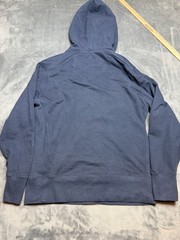 American Giant Hoodie Mens Med Blue Heavyweight Fleece Cotton Pullover Made USA